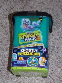 The Trash Pack Mystery Series Ghostly Wheelie Bin with 2 Excluive Trashies Gross Ghosts: Toys & Games