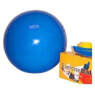 Sunfitness 65cm Exercise Ball w/ Dual Action Pump : Sports & Outdoors