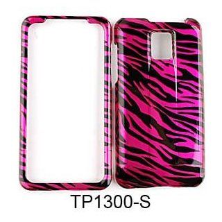 Tmobil LG G2X P999 Accessory   Pink Zebra Designer Protective Hard Case Cover: Cell Phones & Accessories