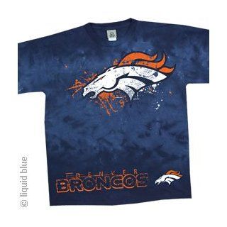 Denver Broncos NFL FADE Tie Dye T shirt : Clothing