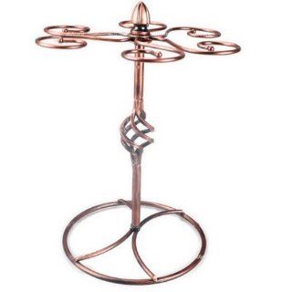 Rotating iron cup holder hanging cup rack wine cup holder mug holder goblet wine glass rack: Kitchen & Dining