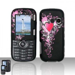 LG Cosmos VN250 / Rumor 2 LX265 Case Vintage Heart Design Hard Cover Protector (Verizon / Sprint) with Free Car Charger + Gift Box By Tech Accessories: Cell Phones & Accessories
