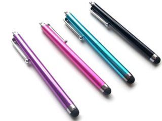 4 Packs Bargains Depot (Blue& Black and Purple & Pink) 4pcs (4 in 1 Bundle Combo Pack) SILM / ACCURATE / THINNER BARREL Capacitive Stylus/styli Universal Touch Screen Pen for Tablet & Cell Phone : Tablet PC / Cell Phone / Smartphone : Samsung 