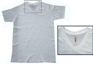 DDI AAA Mens White V Neck T shirt 2XL  Case of 36 at  Mens Clothing store: Fashion T Shirts