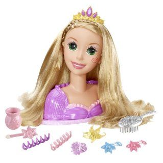 Disney Tangled Magical Makeover Rapunzel Styling Head: Toys & Games