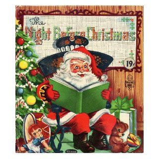 THE NIGHT BEFORE CHRISTMAS by Samuel Clement Moore, illustrated by Zillah Lesko (1953 Hardcover Tell A Tell edition 6 1/4 x 5 1/2 inches, 24 pages. Whitman Publishing.): Samuel Clement Moore, Zillah Lesko: Books