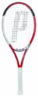 Prince AirO Hybrid Red Strung Tennis Racquet (1 (4 1/8) : Tennis Rackets : Sports & Outdoors