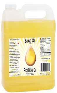 Turkey Fryer Oil   Bravo Oil   Rice Bran Oil, 3   1 Gallon Bottles : Gourmet Oils : Grocery & Gourmet Food