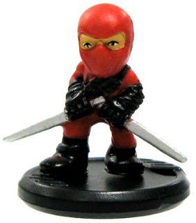 GI Joe Micro Force Series 1 Single Figure Red Ninja S1 23 [Twin Swords]: Toys & Games
