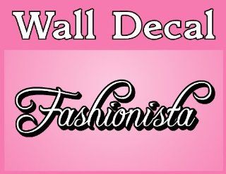 Wall Decal Word Vinyl Sticker Art   Fashionista