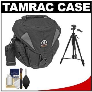 Tamrac 5515 Adventure Zoom 5 Digital SLR Camera Bag Holster Case (Gray) with Tripod + Accessory Kit for Canon EOS 70D, 6D, 5D Mark III, Rebel T3, T5i, SL1, Nikon D3200, D5200, D5300, D7100, D600, D800, Sony Alpha A65, A77, A99: TAMRAC: Computers & Acce