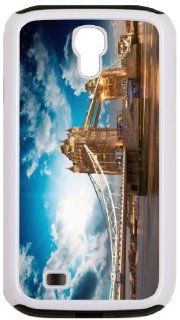 Rikki KnightTM Beautiful Sunset Colors Over Famous Tower Bridge In London White Tough It Case Cover for Galaxy S4 4 & 4s (Double Layer case with Silicone Protection): Cell Phones & Accessories