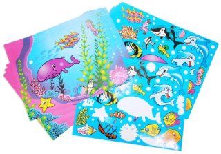 Design Your Own Aquarium Sticker Scene (1 dz): Toys & Games