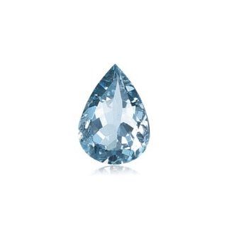 1.41 1.47 Cts of 10x7 mm AAA Pear Aquamarine ( 1 pc ) Loose Gemstone: Jewelry