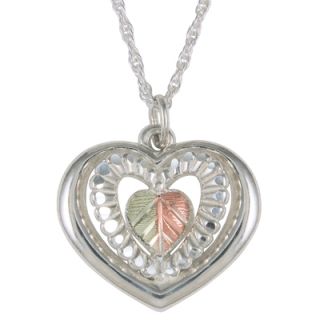 gold heart pendant in sterling silver orig $ 79 00 now $ 67 15 take up
