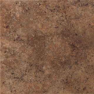 American Olean 15 Pack Vallano Dark Chocolate Glazed Porcelain Floor Tile (Common: 12 in x 12 in; Actual: 11.81 in x 11.81 in)