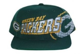 NFL Green Bay Packers Football Snapback Hat Cap   Green : Sports Fan Baseball Caps : Clothing