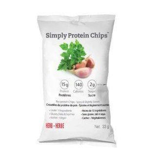 Simply Protein Chips, Chili Flavor 33 Gram (Pack of 12) : Vegetable Chips And Crisps : Grocery & Gourmet Food