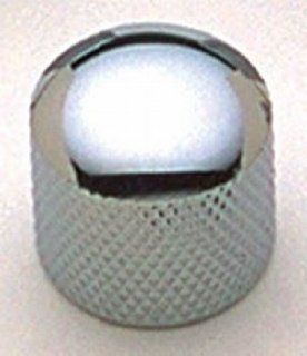 2 Chrome Dome Knobs Push On fits Split Shaft Pots Allparts MK 3300 010: Musical Instruments