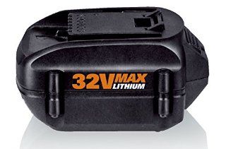 WORX WA3537 MAX Lithium 2.0 Ah Battery Replacement for Models WG175, WG575, WG575.1 and WG924, 32 volt : Patio, Lawn & Garden