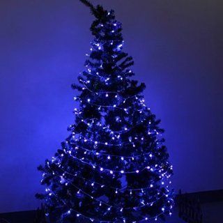 EiioX Blue 230V 30M 300 LED Fairy String Lights with 8 Controlable Functions for XMAS Christmas Tree Wedding Outdoor Party : Tree Plants : Patio, Lawn & Garden
