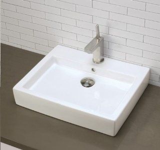 22 1/4" x 18 1/4" Above Counter Bathroom Sink: Home Improvement