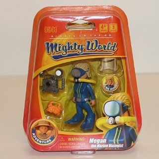 Mighty World Always On The Go Megan the Marine Biologist Action Figure 8541: Toys & Games
