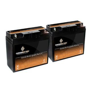12V 18AH SLA Battery replaces wp18 12 lc rc1217p wp20 12 lc x1220ap   2PK Automotive