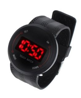 Unisex Black Touch Screen Sports Watch SPW2050: Clothing