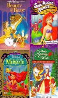 walt disney's 4 pack:Disney Sing Along Songs: The Modern Classics (1997), The Little Mermaid (Disney) (1989), Beauty and the Beast   The Enchanted Christmas (1997)Beauty and the Beast (Disney) (1991): Movies & TV