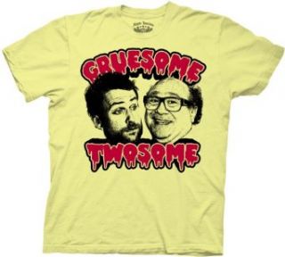 It's Always Sunny in Philadelphia Gruesome Twosome Charlie & Frank Adult T shirt: Movie And Tv Fan T Shirts: Clothing