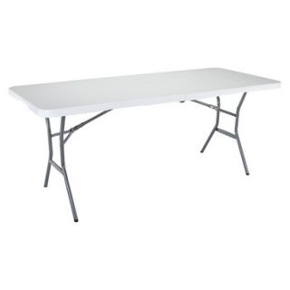 Folding Table Lifetime 6 Folding Table   White Granite
