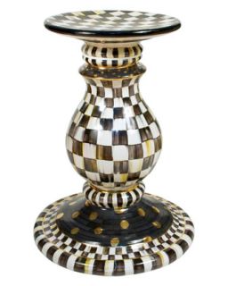 Courtly Check Pedestal Table Base   MacKenzie Childs
