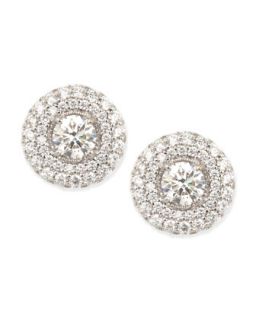 Petite Deco Treasures Luna Stud Earrings, 3.19 TCW, G/VS2   Maria Canale for