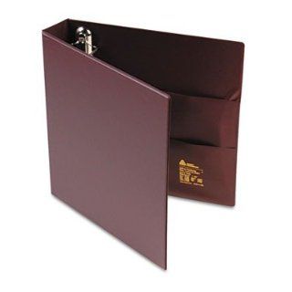 Avery Consumer Products Products   3 Ring EZD Binder, 1 1/2"Capacity, 8 1/2"x11", Maroon   Sold as 1 EA   Heavy duty binder features One Touch EZD rings that open with ease and keep pages secure. Gap Free ring feature prevents gapping and mi