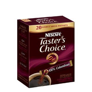Nescafe Taster's Choice Decaf Instant Coffee, 20 Single Serve Packets : Grocery & Gourmet Food