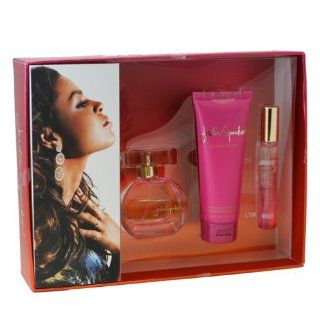 BECAUSE OF YOU JORDIN SPARKS by Jordin Sparks Gift Set for WOMEN: EAU DE PARFUM SPRAY 2.5 OZ & BODY LOTION 3.4 OZ & PARFUM SPRAY .27 OZ : Jordin Sparks Perfume : Beauty