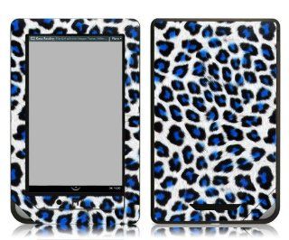 Bundle Monster Barnes & Noble Nook Color Nook Tablet eBook Vinyl Skin Cover Art Decal Sticker Accessories   Blue Lepard   Fits both Nook Color and Nook Tablet (Released Nov. 7, 2011) Devices  Players & Accessories
