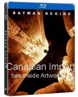 Batman Begins Blu ray SteelBook [Blu ray]: Christian Bale, Katie Holmes, Christopher Nolan: Movies & TV