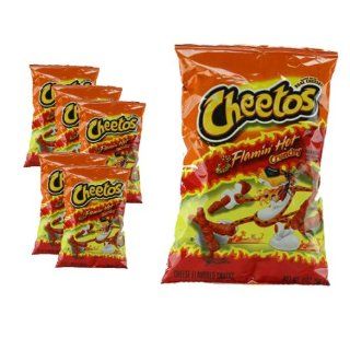 Cheetos Crunchy Flamin Hot Cheese 2 Oz   6packs : Chocolate Chip Cookies : Grocery & Gourmet Food