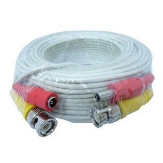 Smart Security Club Pre made video/power cable, 120ft, BNC female coupler included: Everything Else