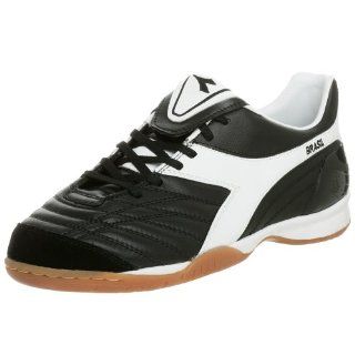 Diadora Men's Brasil AX ID Turf Shoe, Black/White, 12.5 M: Sports & Outdoors
