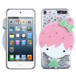 Fits Apple iPod Touch 5 (5th Generation) Snap on Cover Summer Girl Crystal 3D Mirror Diamond (does NOT fit iPod Touch 1st, 2nd, 3rd or 4th generations): Cell Phones & Accessories