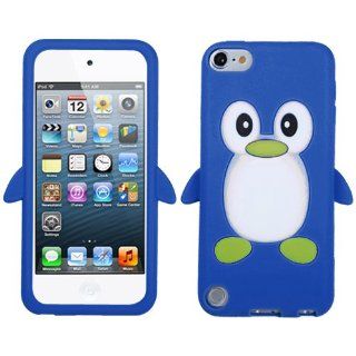 Soft Skin Case Fits Apple iPod Touch 5 (5th Generation) Dark Blue Penguin Pastel (does NOT fit iPod Touch 1st, 2nd, 3rd or 4th generations): Cell Phones & Accessories