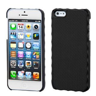 Hard Plastic Snap on Cover Fits Apple iPhone 5 5S Ball Texture Lizzo Black Plaid Alloy Executive Back Plus A Free LCD Screen Protector AT&T, Cricket, Sprint, Verizon (does NOT fit Apple iPhone or iPhone 3G/3GS or iPhone 4/4S or iPhone 5C): Cell Phones 
