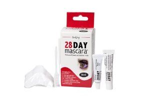 Godefroy 28 Day Mascara Permanent Eyelash and Eyebrow Tint Kit, Black : Eyelash Dye : Beauty