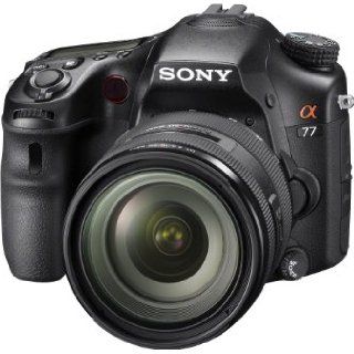 Sony A77 24.3 MP Translucent Mirror Digital SLR With 16 50mm F2.8 lens and 55 300mm F/4.5 5.6 DT Zoom Lens Bundle : Digital Slr Camera Bundles : Camera & Photo