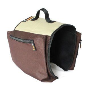 Convenient Outdoor Removable Saddlebag Style Dog Backpack Pet Pack Size M Hb311a_60 Brown : Pet Carriers : Pet Supplies