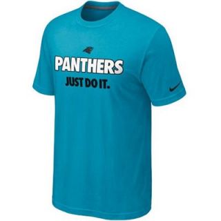 Nike Carolina Panthers Just Do It T Shirt   Panther Blue  