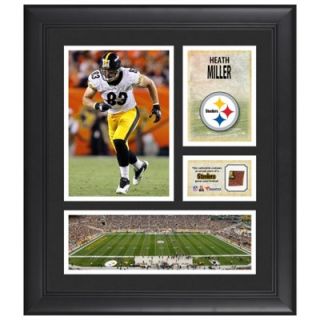 Heath Miller Pittsburgh Steelers Framed 15 x 17 Collage with Game Used Football